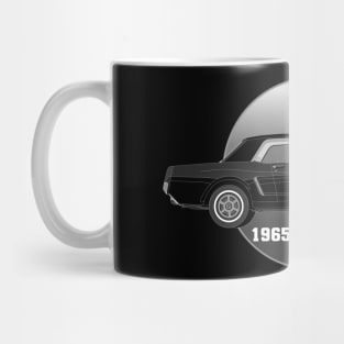 65 Black Ford Mustang Mug